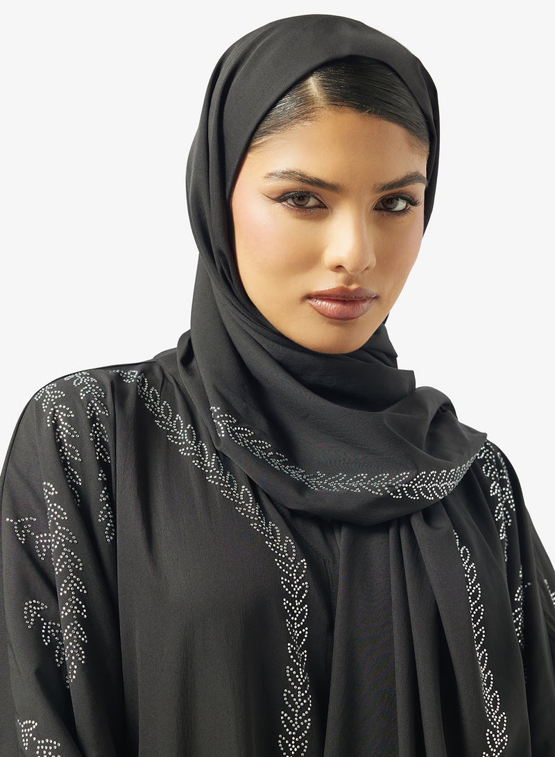 خزانة عباية مطرزة مع شيلا - Image 4